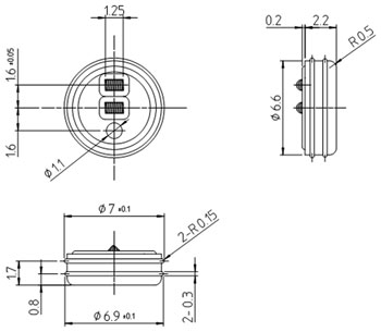 Floating Type Coil Connector Standard Microphone Connector