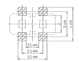 SMT Type Coil Connector Reference Land Pattern