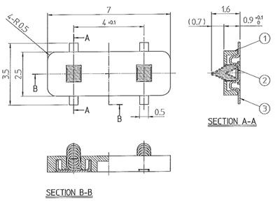 SMT Type Coil Connector Specification