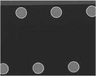 Cross-section of a coil with a processed surface